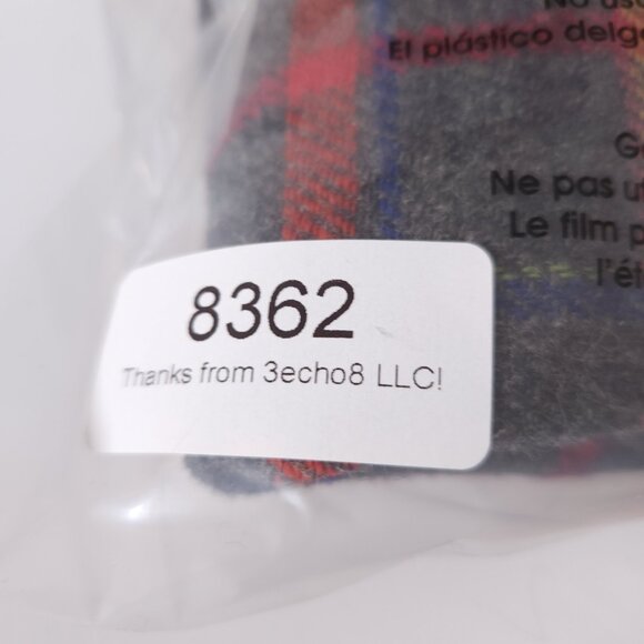 VTG Talbots Petites 12P Wool Blend Plaid Skirt Gray Red Tartan Preppy Classic US - Picture 14 of 14